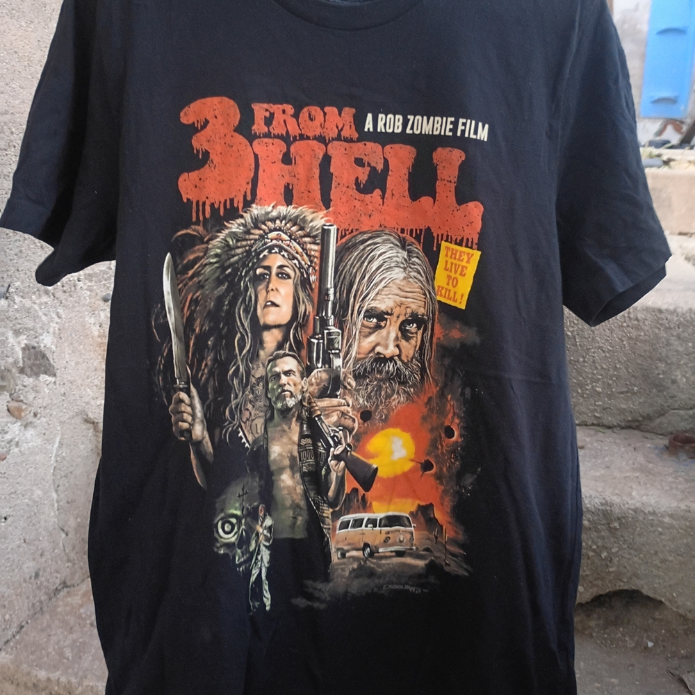 Rob Zombie Film Black Graphic Tee